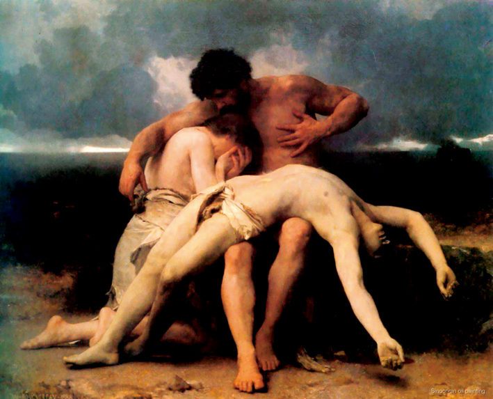  阿道夫·布格罗 Adolphe Bouguereau —— 第一次悲恸